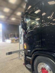 Photo recalibrage caméra poids lourds Scania 500 R